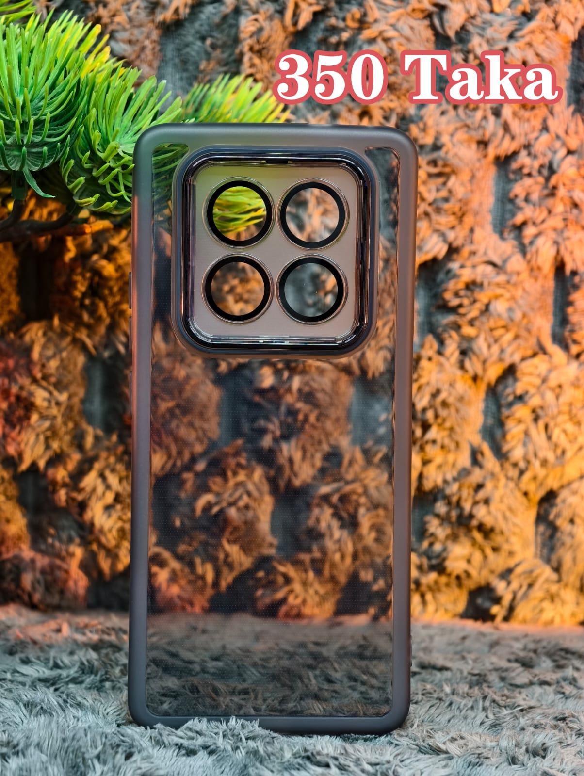 Semi Transparent Case For Redmi Note 14 Pro Plus